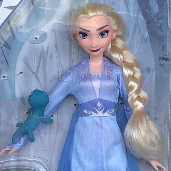 New in Box- Disney Princess Frozen II Elsa Doll w/Pabbie & Salamander Figures - Picture 5 of 15